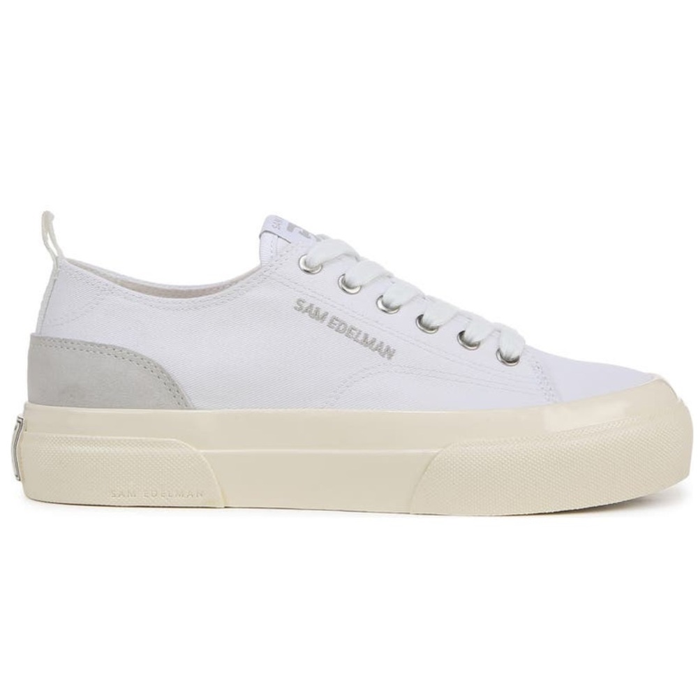 🌸SAM EDELMAN🌸 Sonia Platform Sneakers White Size: 7.5 - Picture 2 of 14